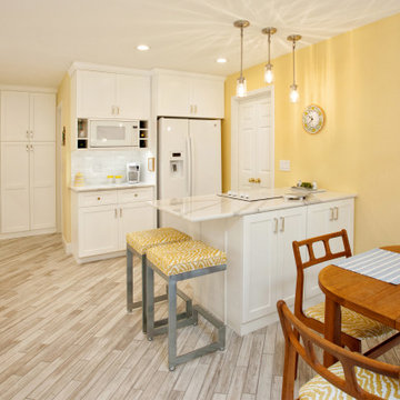 Custom Frame-less Painted Cabinets - Hatch