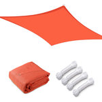 Yescom - Yescom 1 Pack 12'x16' Rectangle Sun Shade Sail 97% UV Carport Cover Net Canopy - Features: