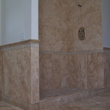 Turkish Travertine Master Bath