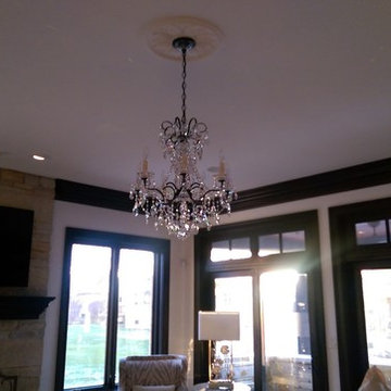 Lemont Home showcasing Beautiful SCHONBEK chandeliers
