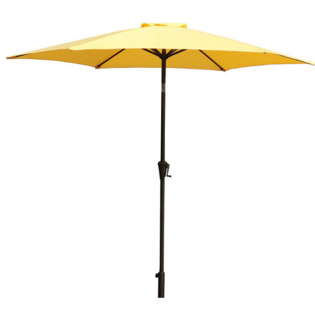 9' Pole Umbrella With Carry Bag, Yellow