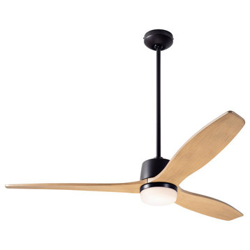 Arbor Fan, Dark Bronze, 54" Maple Blades With LED, Wall Control