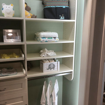 Kids Nursery and Closet Remodeled With Ample Shelving Space