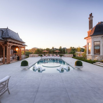 Classic Design Enhances a Massive Backyard