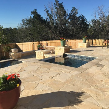 Elevated Porch hot tub