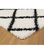 L'Baiet Halle Moroccan Trellis White Modern Soft Shag 8' x 10' Fabric Area Rug