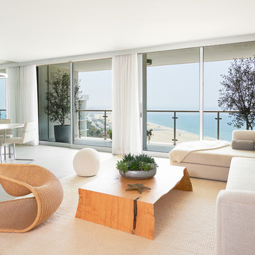 Ocean Avenue Penthouse Living Room