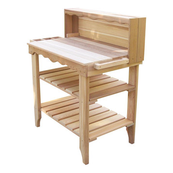 Deluxe Potting Bench, Unstained