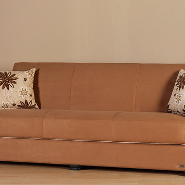 Elita S Sofa Sleepeer | Rainbow Brown