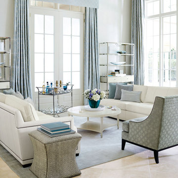 Transitional Living Room