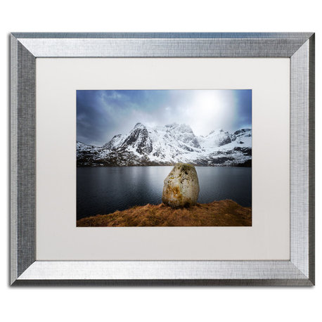 Philippe Sainte-Laudy 'Spaceways Theme' Art, Silver Frame, 16"x20", White Matte
