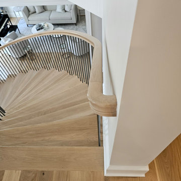 Project #116 | Elegant Curved Staircase