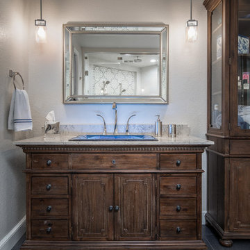 Refined Rustic Master Bathroom