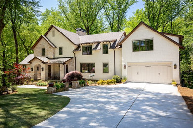 Inspiration for a timeless exterior home remodel in Atlanta