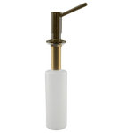 Westbrass - Contemporary Soap/Lotion Dispenser In Oil Rubbed Bronze - This Westbrass Contemporary soap or lotion dispenser firmly mounts in kitchen or bathroom sinks or counters. The 3-3/8 in. high dispenser extends a full 3 in. into the sink. The solid brass dispenser head, easily fills from the top of the unit and comes with an ample 12 oz. reservoir. The extended shaft height mounts in thicker countertops and its contemporary design matches today's popular designs.