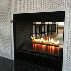 Daltile - Downtown Chic Condo - Indoor Fireplaces