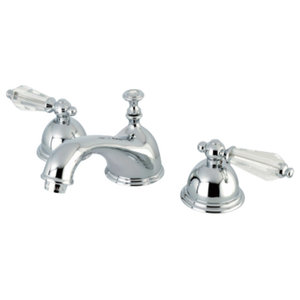 Everflow 17146 Two Handle Lavatory Bathroom//Vanity Sink Faucet With With Brass Pop Up Drain Assembly Chrome Plated,