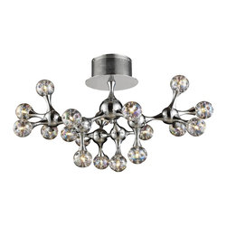 Elk Lighting Molecular 18-Light Semi-Flush - Flush-mount Ceiling Lighting