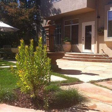 Private garden from Lawn Reduction