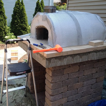 The Fisher Family Wood Fired Brick Pizza Oven in Ohio