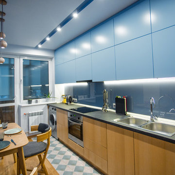 Light-blue apartment