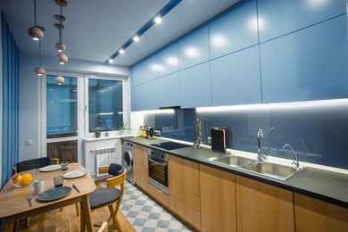 Example of a trendy kitchen design in Other