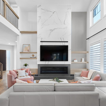 Sturgeon County Ensuite & Fireplace