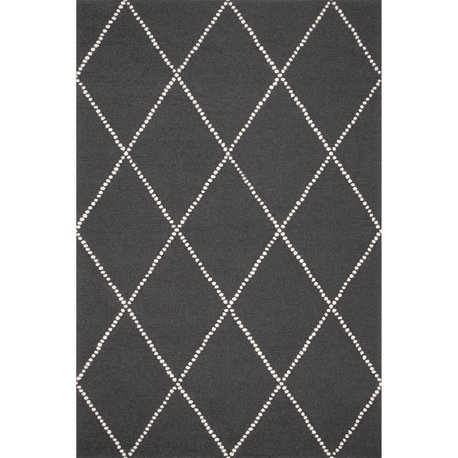 Nuloom Dotted Diamond Trellis Area Rug, Charcoal 3'x5'