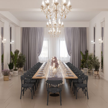 Light & Airy Mediterranean Restaurant Design