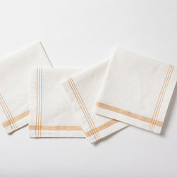 Simple Stitch Chambray Napkin - Set of 4 - Napkins