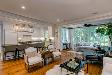 Elegant home design photo in Raleigh