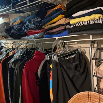 Before Closet Upgrade - Optimization of Space