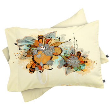 Deny Designs Iveta Abolina Sunset 2 Pillow Shams, Queen