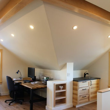Modern Attic Office Renovation