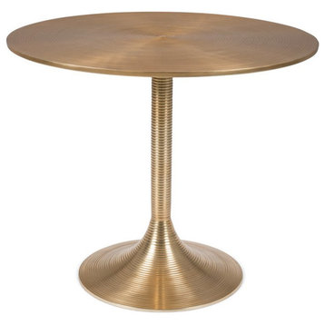 Gold Round Dining Table | Bold Monkey Hypnotising