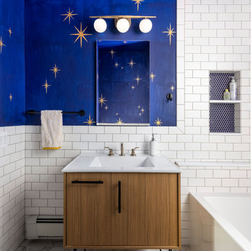 Eclectic Bathrooms Remodel in Ann Arbor, Michigan