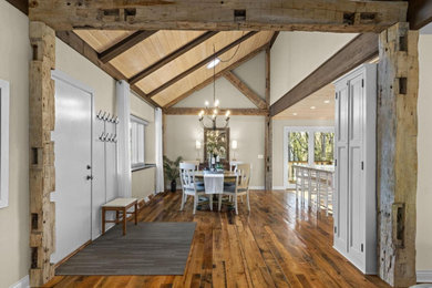 Example of a trendy dining room design in Other