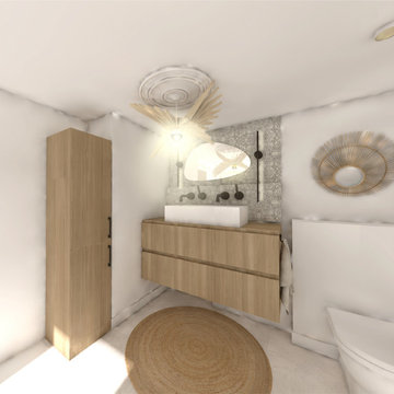 Salle de bain parentale