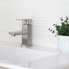 STYLISH Single Hole Bathroom Faucet, Brushed Nickel