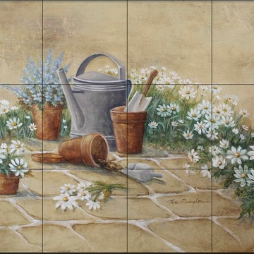 Rita Broughton - Kitchen Backsplash Tile Murals