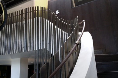 Example of a trendy staircase design in Other