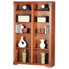 Eagle Furniture Oak Ridge 72" Tall, Double Wide Bookcase, Chocolate Mousse