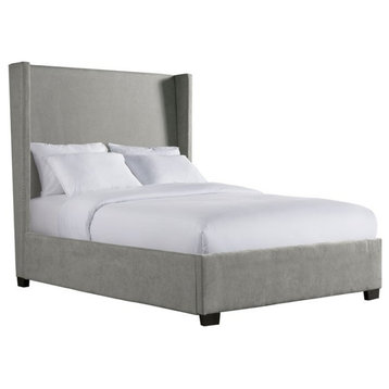 Picket House Furnishings Fiona Queen Upholstered Bed in Gray