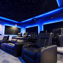 Starlite Star Ceiling For Home Theater Modern Home Cinema