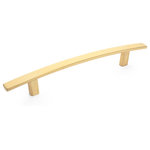 Divers Hardware - Diversa Hardware Brushed Gold Arched Cabinet Hardware, 5" (128mm) Hole Spacing - The Diversa 1048-128-MBB is an arched brushed gold cabinet pull from Diversa Hardware. This cabinet pull is manufactured from solid die-cast zinc alloy, and has 5" (128mm) hole spacing. The arched design and smooth surface give it a sophisticated and comforting feel. The stunning brushed gold finish is perfect for transitional, traditional, contemporary, and other home designs.