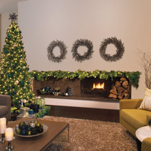 christmas tree and decor
