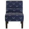 Joel Armless Chair, Antler Navy