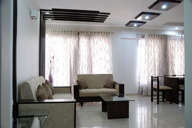 Example of a trendy home design design in Pune