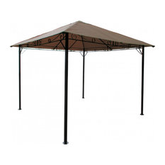 Pérgola jardín 3x3 m metálica