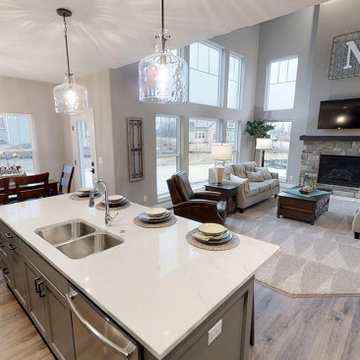 Open-concept Kitchen and Great Room